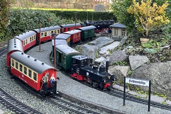 Werdau: Freie Eintritt ins Stadt- und Dampfmaschinenmuseum - Bei schönem Wetter dreht die Museumsgartenbahn am Sonntag ihre Runden.