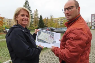 Werdau: Ines von Müller bleibt Geschäftsführerin der GGV - Ines von Müller – mit Carsten Bendier von der Wohnungsgenossenschaft – bleibt GGV-Chefin.