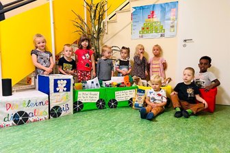 Werdau: Kleiner Tiger hilft Kindern bei gesunder Lebensweise - Die „Kleine Lok, die alles weiß“ und ein kleiner Tiger helfen den Kindern.