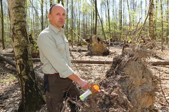 Werdau: Stadt lässt rund 30 Hektar Wald bewirtschaften - Revierförster Karsten Preußner ist für die Bewirtschaftung der Werdauer Waldgebiete verantwortlich.