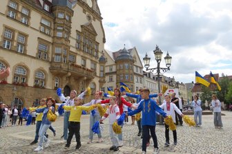Werdau: Ukrainer feiern Unabhängigkeitstag und hoffen auf Frieden - In Werdau lebende Ukrainer feierten am Sonntag den Unabhängigkeitstag ihres Landes.