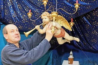 Werdau und Crimmitschau starten stimmungsvoll in die Vorweihnachtszeit - Udo Pagel vom Stadtmuseum in Werdau freut sich auf Gäste. 