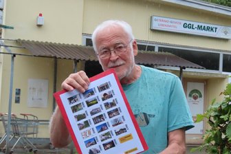 Werdauer feiern Abschied von ihrer „Kaufi“ mit besonderen Souvenirs - Georg Meusel hat bei der Deutschen Post extra fürs Fest Sonderbriefmarken bestellt.