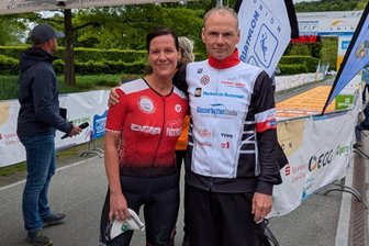 Werdauer Triathleten trotzen schwierigen Wetterbedingungen - Marleen Enke und Dirk Bachmann meisterten am Wochenende den Powertriathlon in Gera.