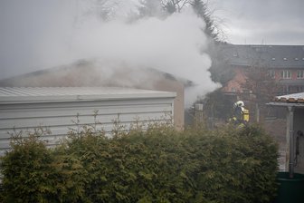 Werkstatt-Brand geht glimpflich aus - 