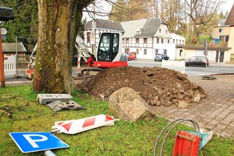 Wernesgrün saniert unsichtbare Brücke für rund 420.000 Euro - Was im Moment nach einer harmlosen kleinen Baustelle aussieht, kostet 420.000 Euro.