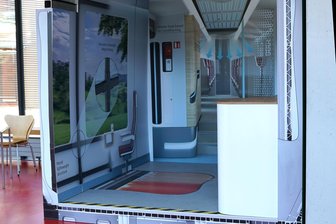 Westsächsische Hochschule Zwickau erhält ein Mockup – Aber was ist das? - Das Mockup steht im Foyer des August-Horch-Baus auf dem Campus Scheffelstraße.