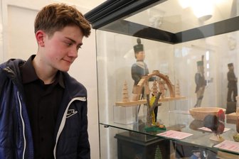 Wettbewerb für junge Künstler im Erzgebirge - Josua Krauß aus Schneeberg gehörte bei den Erzgebirgischen Jugendkulturtagen 2023 zu den Preisträgern.