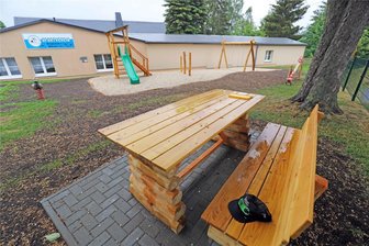 Wettbewerb „Unser Dorf hat Zukunft“: Weigmannsdorf/Müdisdorf und Ottendorf wollen Jury überzeugen - Der Spielplatz an der Turnhalle in Weigmannsdorf wurde vor zwei Jahren runderneuert.