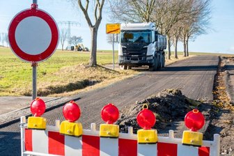 Wetter verzögert Bau der Kreisstraße - 