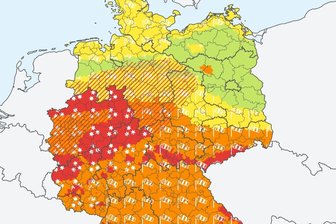 Wetterdienst warnt vor Orkanböen und Schneeverwehungen -