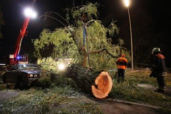 Im Herbst hielten die Orkane «Christian» und «Xaver» die Rettungskräfte auf Trab.