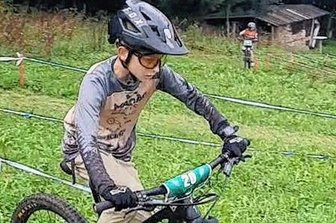 Wettkampf in heimischen Gefilden bereitet Freude - Fuhr in der U 11 auf Platz 2: Emil Brödner. 