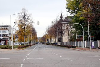 Wichtige Straße in Zwickau ab Mittwoch dicht - Auch wenn es hier gerade nicht so aussieht: Die Kolpingstraße ist eine der wichtigsten Verbindungsstraßen in Zwickau.