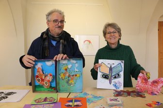 Wie das Schloss Leubnitz junge Leute locken will - Freuen sich auf das Schmetterlings-Projekt: Ralph Kunzmann und Ursula Klebert.