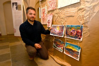 Wie der Todesmarsch in Waldenburg endete - Marian Kretschmer zeigt Teile seiner Graphic Novel, die demnächst erscheinen soll.