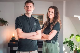 Saskia Rhiza und Robert Reuther gründeten die 45Minuten GmbH in Dresden.