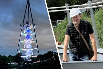 Wie ein Erzgebirger den Bau von Deutschlands höchster Rutsche im Sonnenlandpark koordiniert - Roger Herold ist der Generalplaner und Baukoordinator der Erlebnis-Pyramide im Sonnenlandpark Lichtenau.