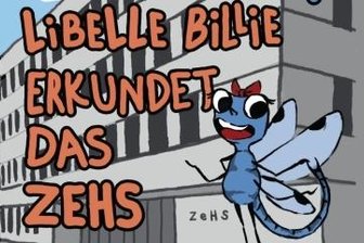 Wie ein Fluginsekt Lust aufs Studieren der TU Bergakademie Freiberg machen soll - Der Text stammt von Hartmut Stöcker vom Institut für Experimentelle Physik der TU Bergakademie.