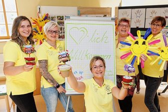 Wie ein Verein aus Elterlein die harte Coronazeit auch als Chance wahrnimmt - Wollen mit ihrer Arbeit ihre Stadt bereichern: Sarah Zschoke, Conny Seltmann-von Jagemann, Nicole Walther, Sandra Sywall und Stephanie Lichtenberg (v. l.) aus dem Vorstand des Vereins Frohe Kinder Elterlein. 