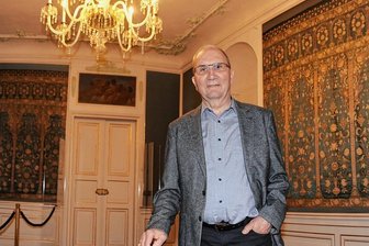 Wie ein Zugezogener zum Wildenfelser Schlossretter geworden ist - Karl Weiß ist stolz darauf, dass es dem Freundeskreis mithilfe von Sponsoren gelungen ist, den Blauen Salon aufwendig zu restaurieren. 