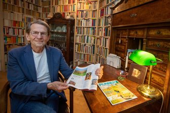 Wie es dieser 78-jährige Plauener in Deutschlands größtes Laufmagazin schaffte - Lutz Behrens mit seinem Artikel „Zweiter werde ich auf jeden Fall“.