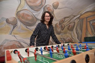 Wie geht es Kindern und Jugendlichen im Vogtlandkreis? - Wie sollen sich die Jugendclubs im Vogtlandkreis - im Bild Denise Schiemann von der Goldenen Sonne in Oelsnitz - weiterentwickeln?