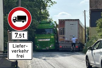 Wie ist die Verkehrsentlastung für Reinsberg und Dittmannsdorf bei Freiberg geregelt? - Ab 7,5 Tonnen Gesamtgewicht dürfen Lkw künftig nicht mehr durch Dittmannsdorf fahren.
