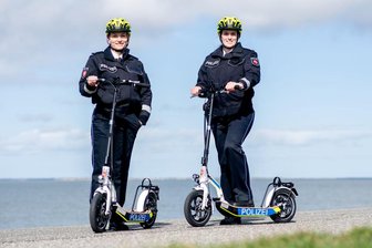 Die neuen Einsatzfahrzeuge der Polizei auf Norderney.  