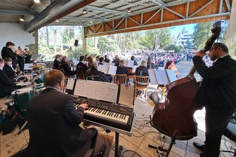 Wie Ottendorf im Wettbewerb „Unser Dorf hat Zukunft“ abgeschnitten hat - Bekannt über die Dorfgrenzen hinweg: das Brass & Swing Orchester Ottendorf, hier in Augustusburg.
