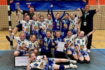 Wie sich ein kleiner Handballverein aus dem Erzgebirge in Sachsens Spitze etabliert - Die Marienberger E-Juniorinnen hatten in dieser Saison häufig Grund zum Jubeln.