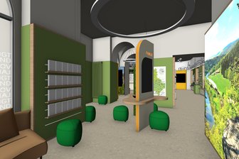 Wie sich Plauens Tourist-Information nach der Modernisierung präsentieren will - Bestandteil der neuen Plauener Tourist-Information soll die Vogtland-Lounge werden.