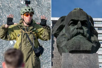 Wie viel wiegt der Chemnitzer Nischel, Herr Böhmermann? - "Zehn oder 15 Tonnen schwer", schätzte Jan Böhmermann das Marx-Monument und lag damit daneben.