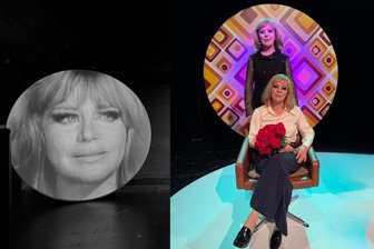 Wie zwei Künstlerinnen in Freiberg zu Hildegard Knef verschmelzen: „Herbst da draußen und in mir“ - Susanne Engelhardt (hinten), Juschka Spitzer und rote Rosen: „So oder So - Hildegard Knef“ - das Stück des Mittelsächsischen Theaters hatte in Freiberg auf der Bühne in der Borngasse (BiB) Premiere.