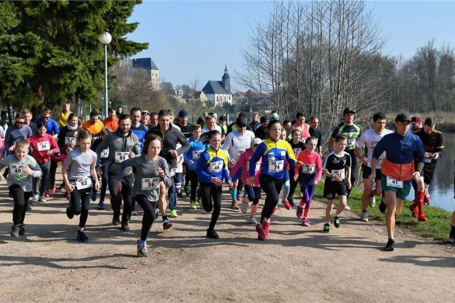 Wieder Kinderturnen beim VfA in Rochlitz - Für den VfA steht am 25. März der erste sportliche Höhepunkt an: Der Frühjahrsberglauf, bei dem in den Vorjahren (Foto) an die 100 Teilnehmer an den Start gingen. Auch Kinderturnen wird wieder angeboten. 