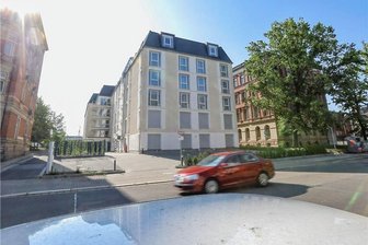 Wieso steht in Chemnitz ein Pflegeheim leer? - Steht momentan leer: das leergezogene Curata-Pflegeheim an der Straße der Nationen 86.