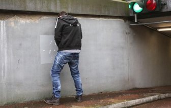 Wildpinkler in Plauen: Linksfraktion will Gaststätten-Klos öffentlich machen - Wildpinkeln in der Innenstadt sorgt immer wieder für Kritik.