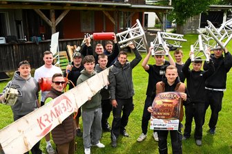 Wildwest beim Kramba-Festival in Hainichen: Jugendclub startet mit dem Aufbau - Der Jugendclub Berthelsdorf (JCB) hat in Hainichen mit dem Aufbau für das Kramba-Festival begonnen.