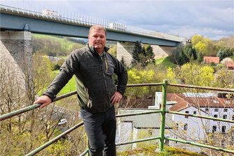 Wilkau-Haßlauer wollen legendäres Basteifest wiederbeleben - Mirko Seltmann steht gern auf der Aussichtsplattform der Bastei. Hier entstand auch die Idee zur Wiederbelebung des Basteifestes.