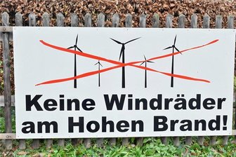 Windräder auf dem Hohen Brand: Ein Waldbesitzer spricht Klartext - Bürgerprotest gegen Windräder am Hohen Brand.