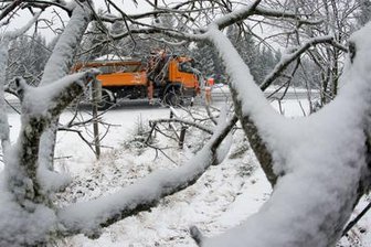 Winterdienst weiterhin im Dauereinsatz -