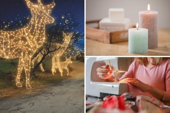 Winterferien im Chemnitzer Umland: Fünf Tipps von Winterzauber bis Nudeln satt - Auf in die Ferien: Winterzauber im Sonnenlandpark (links), Kerzenworkshop in Neukirchen und Nähmaschinenkurs im Esche-Museum.