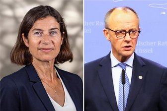 "Wird die Zündschnur der Gesellschaft kürzer, zieht man gerne die Migrationskarte" - Was Forscherin Birgit Glorius von der TU Chemnitz zur Stadtbild-Debatte sagt - Migrationsforscherin Birgit Glorius (l.) wünscht sich von Friedrich Merz (r.) mehr konstruktive Diskussionsangebote.