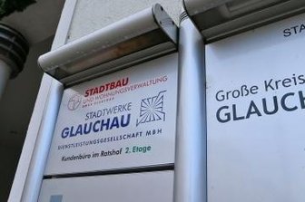 Wirtschaftsförderung: Stadt will ihre eigene Firma auflösen - Noch firmiert die Weberag im Glauchauer Rathaus. 