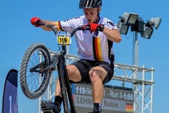 WM-Auftritt in den Sand gesetzt - Robin Lehnert zählt zur den besten deutschen Fahrradtrialern. Bei der WM in Abu Dhabi lief es für ihn trotzdem nicht nach Wunsch.