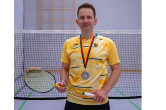 Wo andere Urlaub machen: Freiberger Badmintonspieler steht bei Weltmeisterschaft in Thailand am Netz - Freut sich auf seine mittlerweile vierte Weltmeisterschaft: Badmintonspieler Michael Prinz vom ATSV Freiberg, der ab Sonntag in Thailand ans Netz geht.
