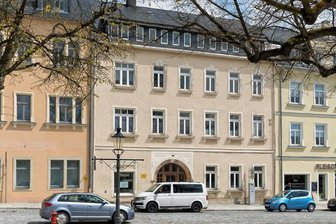 Wo bleiben im Erzgebirge die Welterbezentren? - Marienberg: Das Haus Markt 6 wird zum Welterbezentrum aus- und umgebaut. 