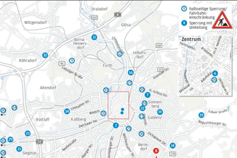 Wo es in dieser Woche in Chemnitz eng wird - 