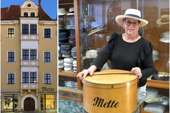 Wo Freiberger seit 200 Jahren einkaufen: Das sind Sachsens älteste Geschäfte - Das Hutgeschäft Mette am Obermarkt in Freiberg. Barbara Mette arbeitet hier seit 40 Jahren, die Firma gibt es schon 200 Jahre.