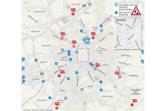Wo in den Herbstferien in Chemnitz gebaut wird - Die Baustellen in Chemnitz für die erste Herbstferienwoche im Überblick.